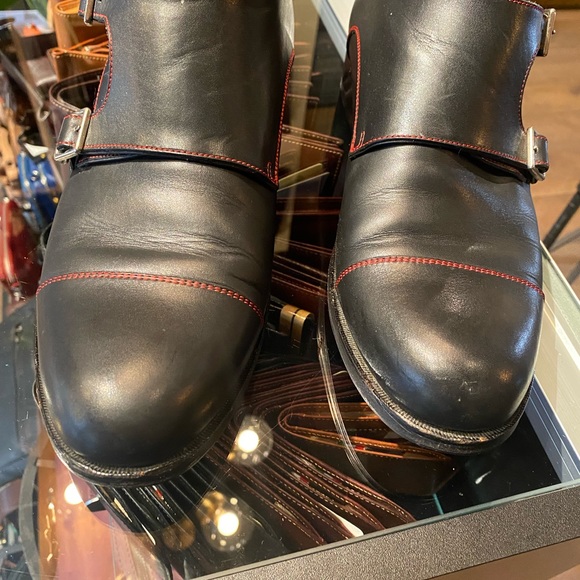 Mens double monk John fluevog shoes - Picture 4 of 6